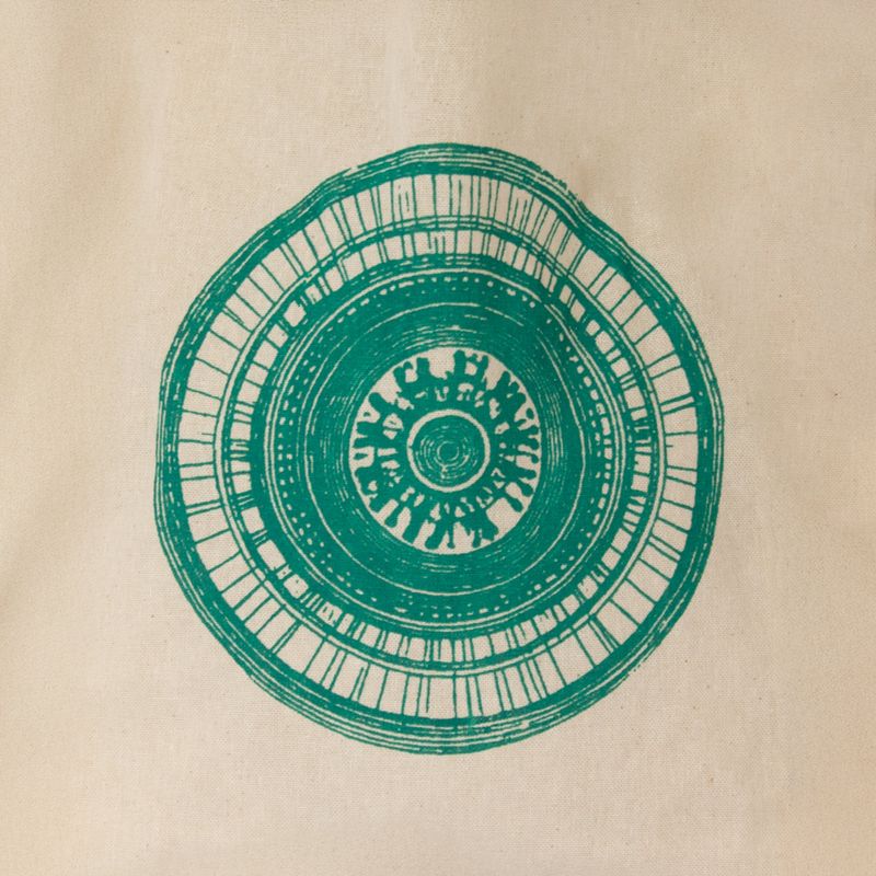 Mini sac cabas cadeau emblématique - Urban Mandala (4 coloris assortis) - (25 x 18 cm) - Naturel 4oz