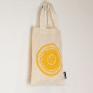 Mini sac cabas cadeau emblématique - Urban Mandala (4 coloris assortis) - (25 x 18 cm) - Naturel 4oz