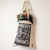 Sac Tote Toni Iconique - Nobody Knows 67 (42x30cm) - Naturel 10oz