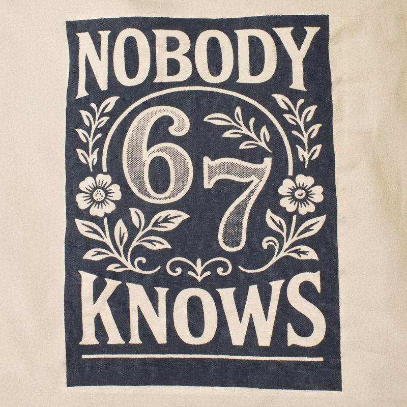 Sac Tote Toni Iconique - Nobody Knows 67 (42x30cm) - Naturel 10oz