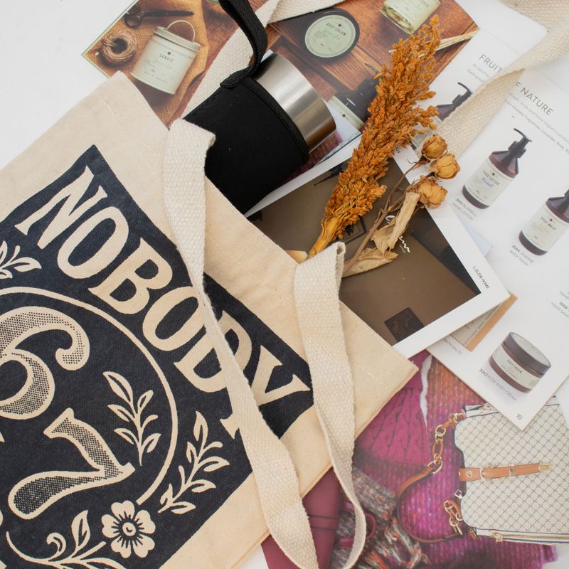 Sac Tote Toni Iconique - Nobody Knows 67 (42x30cm) - Naturel 10oz