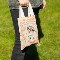 Mini sac cabas Iconic- Maneki Neko (4 modèles assortis) - (24 x 18cm) - Naturel 4 oz