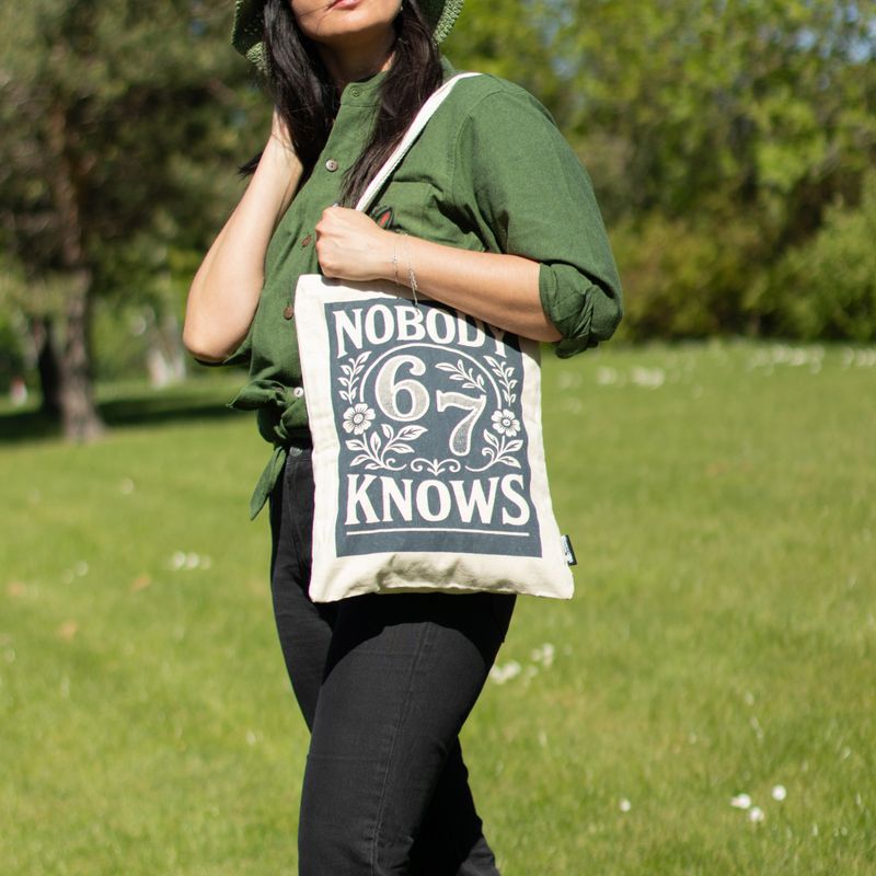 Sac Tote Toni Iconique - Nobody Knows 67 (42x30cm) - Naturel 10oz