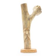 Sculpture en bois parasite naturel - Greenman