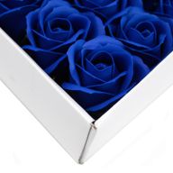 Roses de Savon  pour Bouquet- Medium/Indigo