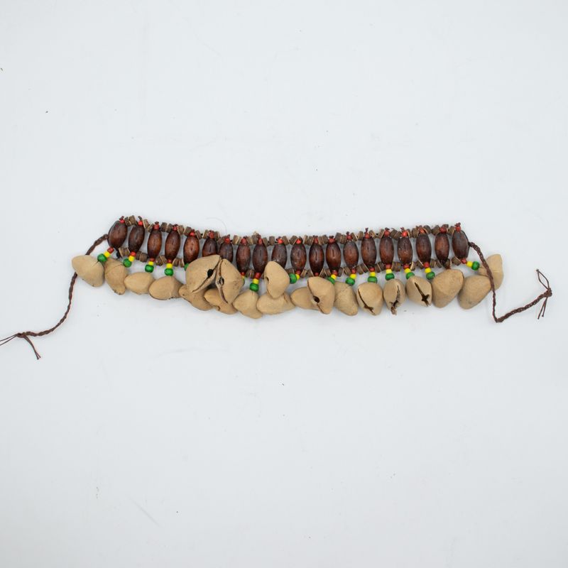 Shaker de cheville en coquillages Kenari - Bracelet à cliquetis (20 coquillages)
