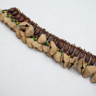 Shaker de cheville en coquillages Kenari - Bracelet à cliquetis (20 coquillages)