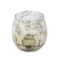 Bougie Illustrée en Verre – Collection Dessinée par la Flamme – Petit Modèle