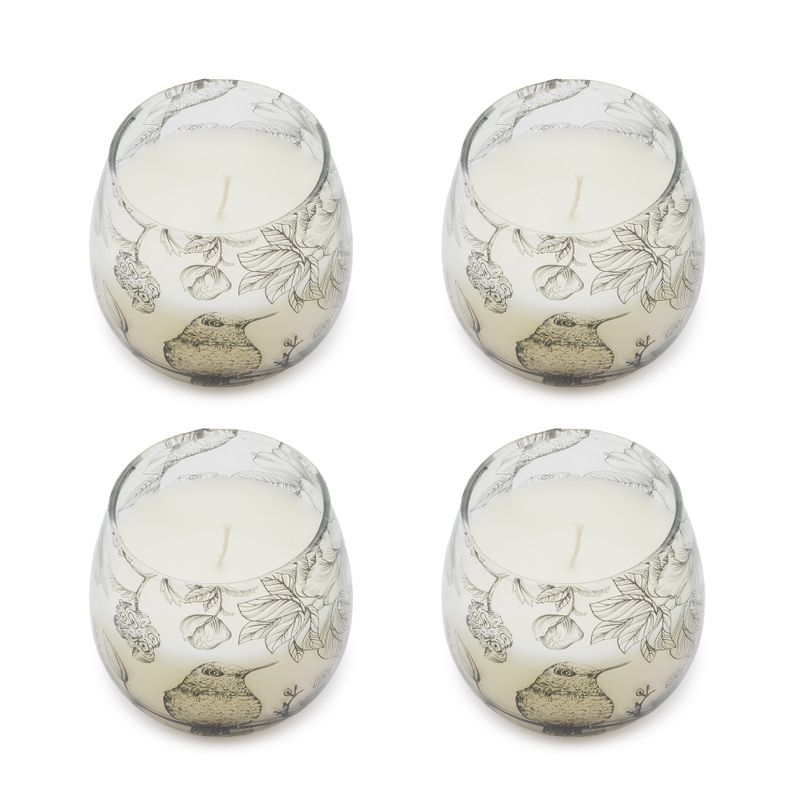 Bougie Illustrée en Verre – Collection Dessinée par la Flamme – Petit Modèle