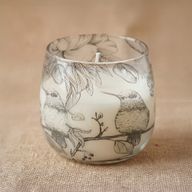 Bougie Illustrée en Verre – Collection Dessinée par la Flamme – Moyen