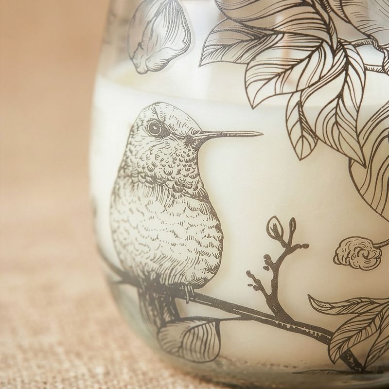 Bougie Illustrée en Verre – Collection Dessinée par la Flamme – Moyen