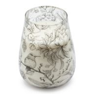 Bougie Illustrée en Verre – Collection Dessinée par la Flamme – Grand Modèle
