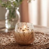 Bougie en Verre Forêt Lumineuse – Petit