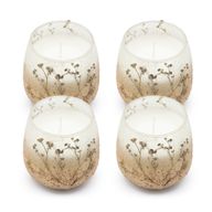 Bougie en Verre Forêt Lumineuse – Modèle Moyen