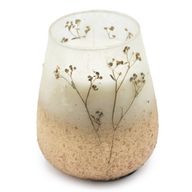 Bougie en Verre Forêt Lumineuse – Grand Modèle