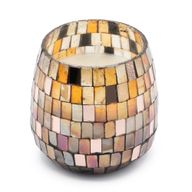 Ambre mosaïque - Bougies en bocal en verre - Moyen