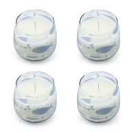 Bougie en Verre Motif Poissons – Petit Modèle