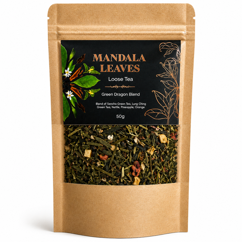 Thé Mandala Leaves – Mélange Dragon Vert – 50 g