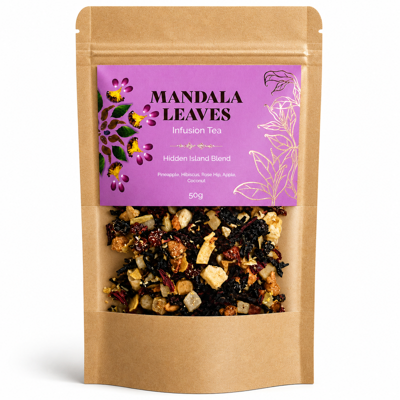 Infusion Mandala Leaves – Mélange Îles Cachées – 50 g