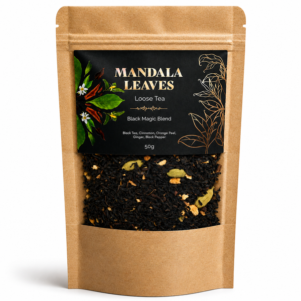 Thé Mandala Leaves – Mélange Magie Noire – 50 g