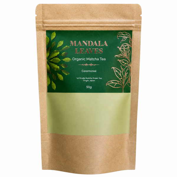Thé Mandala Leaves – Matcha Bio Cérémonial – 50 g