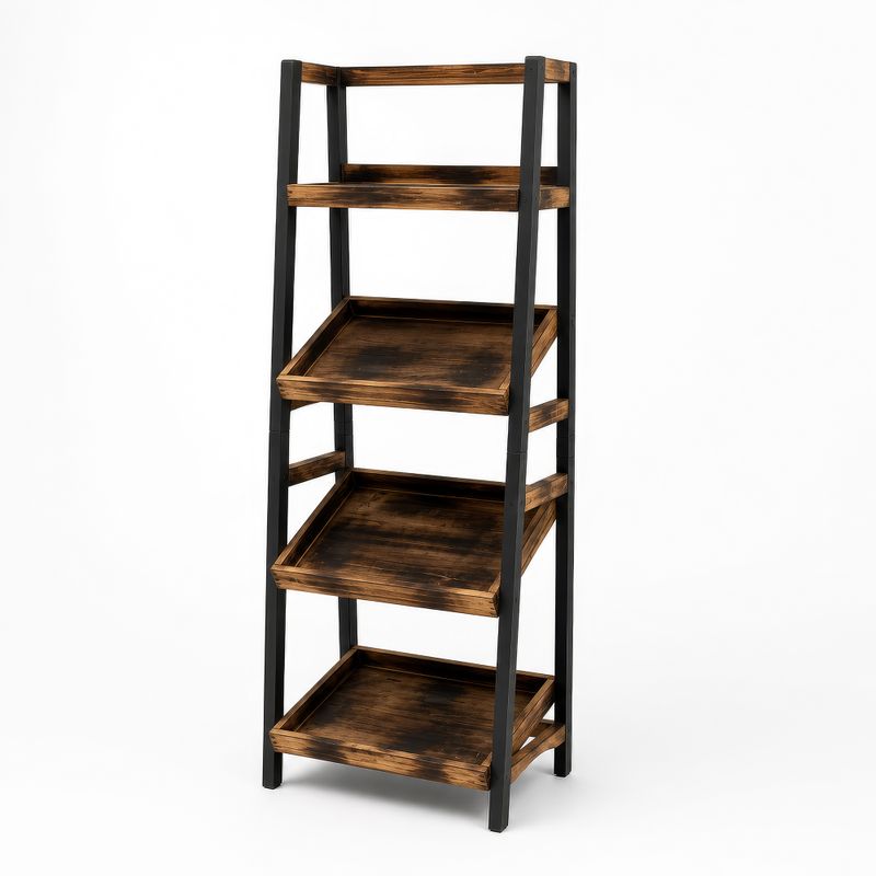 Étagère - Étagère supérieure avec trois étagères inclinées (60 × 40 × 160 cm)