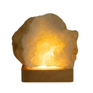 Socle LED USB Carré en Bois 8 cm – Blanc Froid/Chaud/Jour