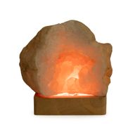 Socle LED USB Carré en Bois 8 cm – Multicolore