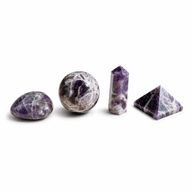 Gemmes Assorties en Présentoir Prêt à la Vente – Améthyste