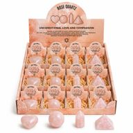 Gemmes Assorties en Présentoir Prêt à la Vente – Quartz Rose