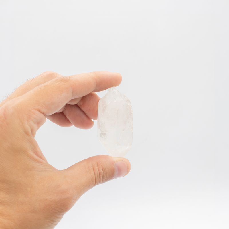 Ensemble de 6 échantillons minéraux - Cristaux de quartz de l'Himalaya