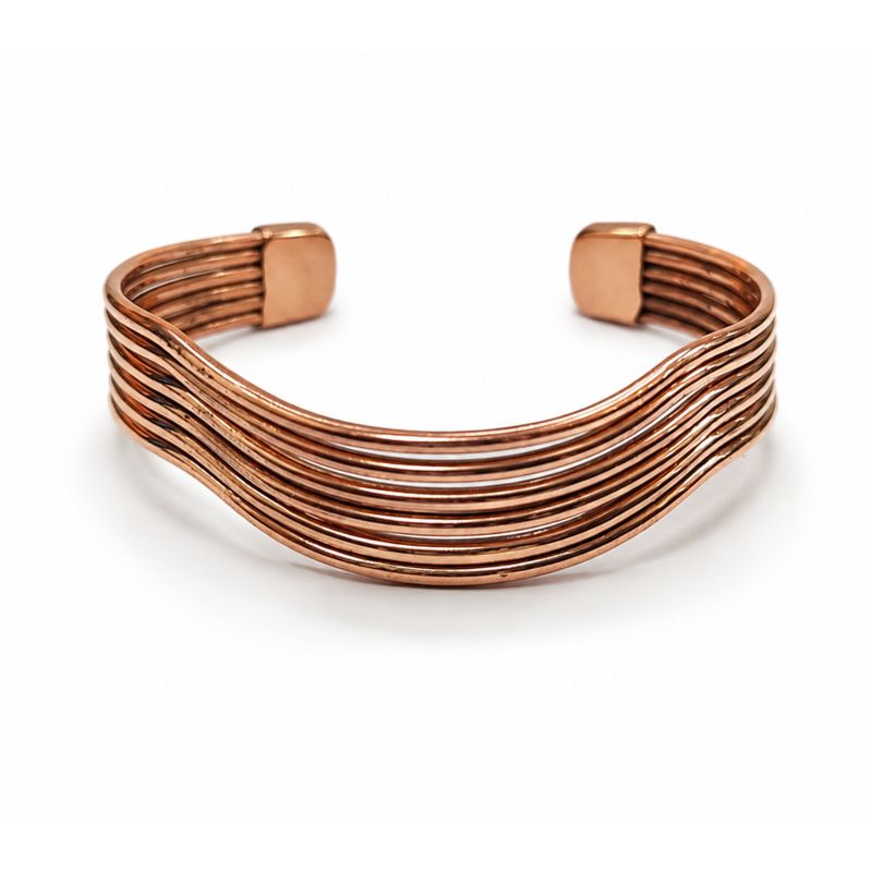 Bracelets Ondes Élémentaires en Cuivre – Modèles Assortis