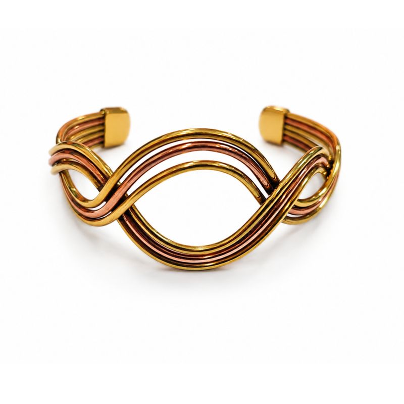 Bracelets Ondes Élémentaires en Cuivre – Modèles Assortis