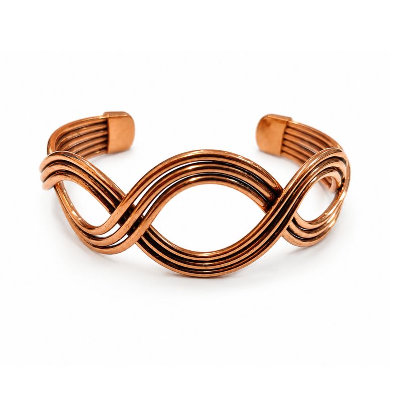 Bracelets Ondes Élémentaires en Cuivre – Modèles Assortis