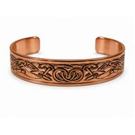 Bracelets Style Médiéval en Cuivre Massif – Gravures Affirmations Assorties