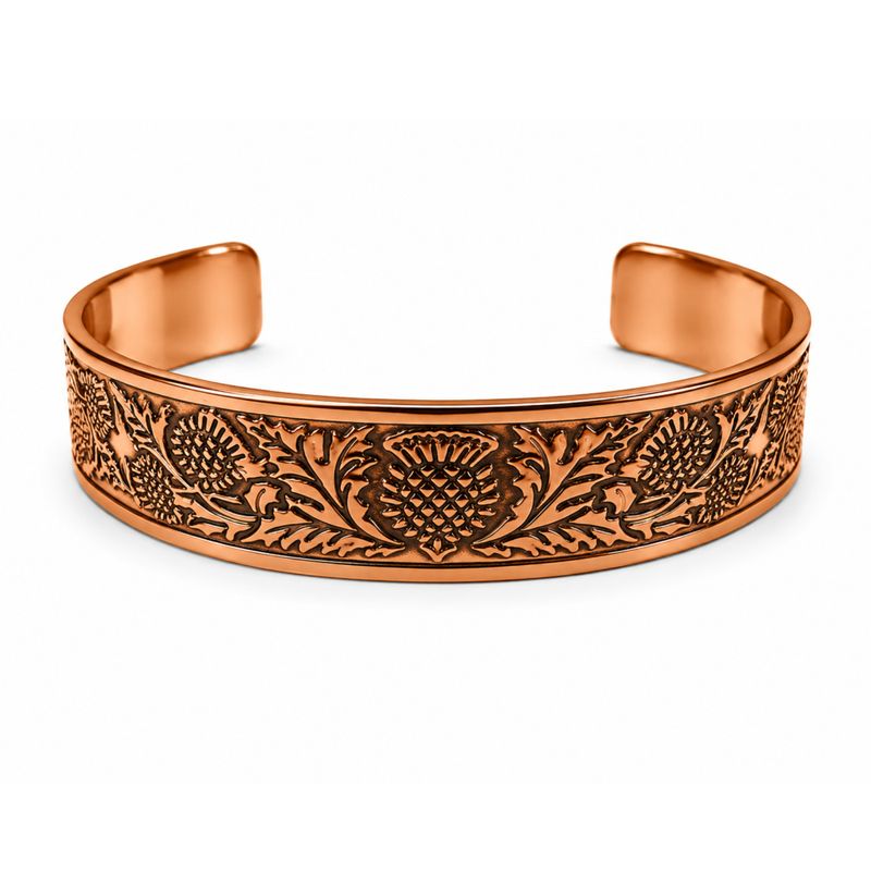 Bracelets Style Médiéval en Cuivre Massif – Gravures Affirmations Assorties