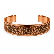 Bracelets Style Médiéval en Cuivre Massif – Gravures Affirmations Assorties