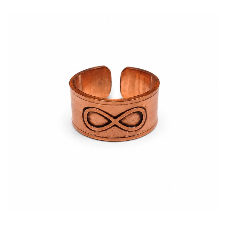 Bagues en Cuivre Artisanales avec Symboles – Motifs Assortis