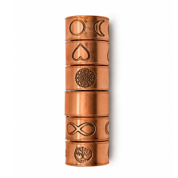Bagues en Cuivre Artisanales avec Symboles – Motifs Assortis