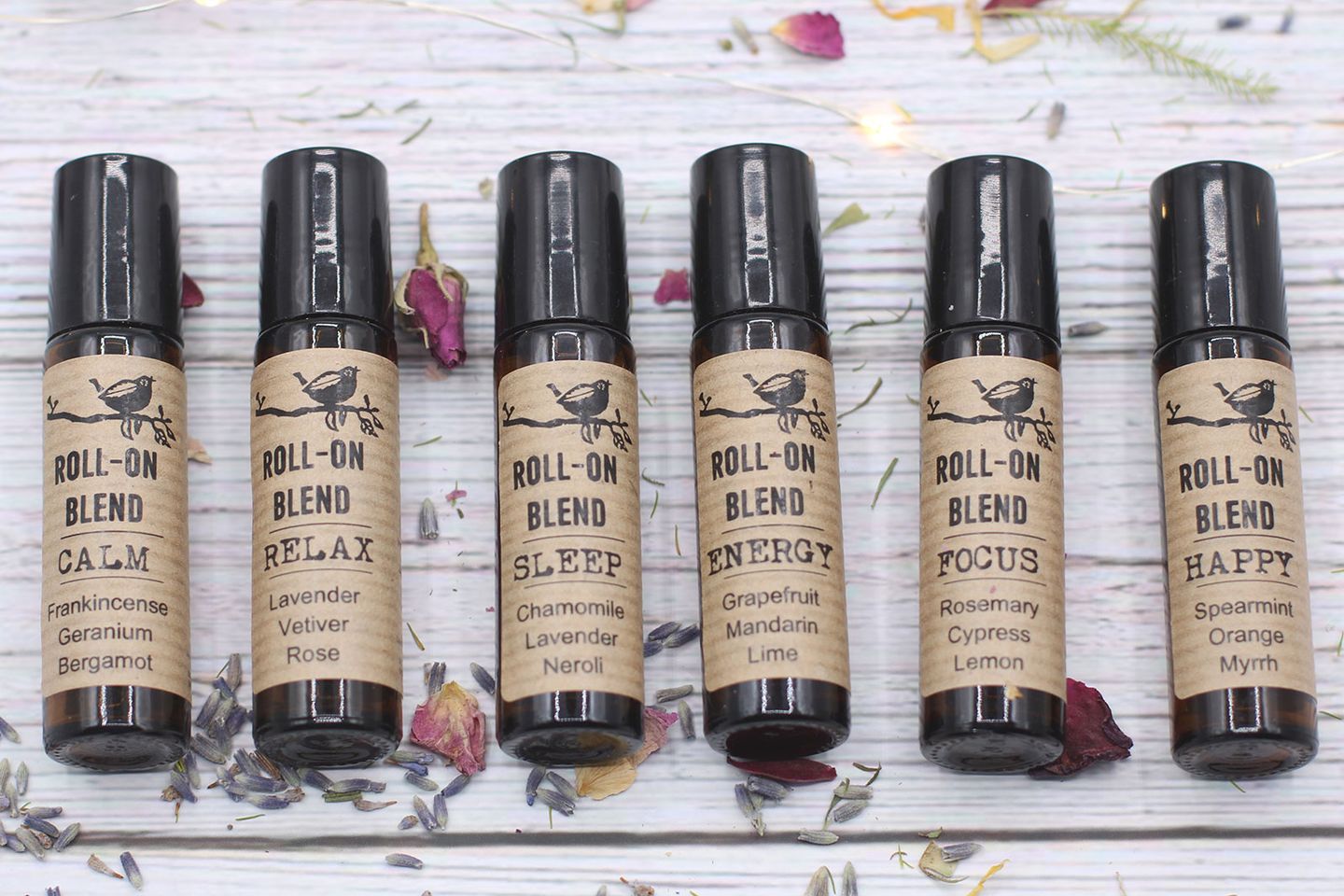 Roll-On Premium aux Mélanges d'Huiles Essentielles Agnes & Cat 10 ml
