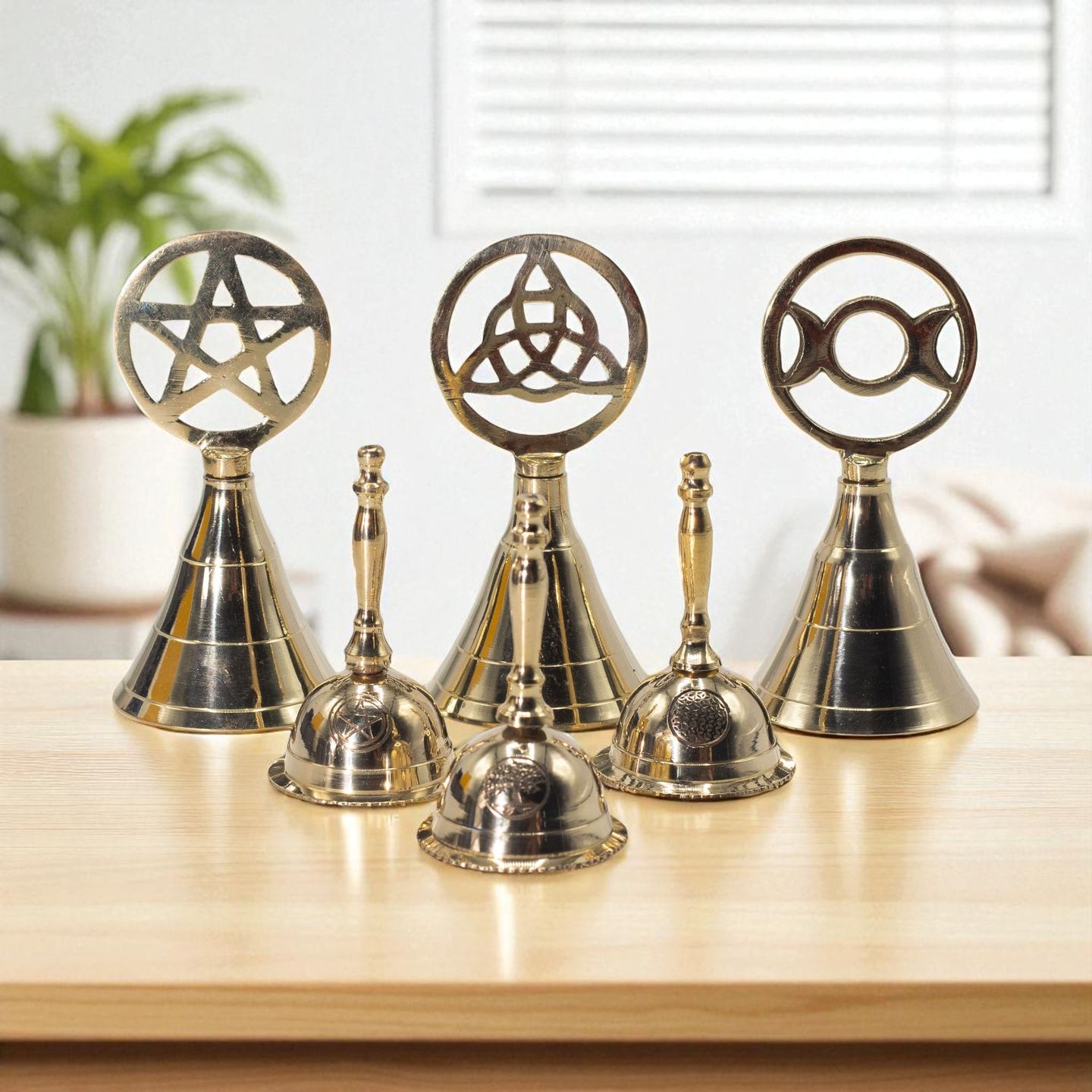 Clochettes d’Autel en Laiton pour Rituels & Méditation