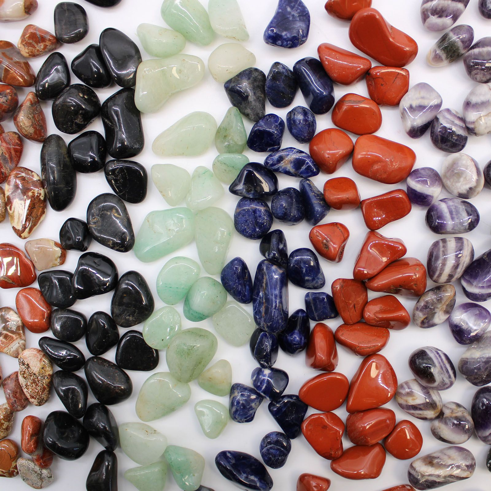 Petites pierres africaines roulées
