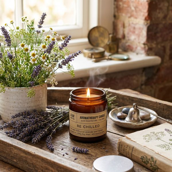 Bougies Soja Aromathérapie en Pot 200g