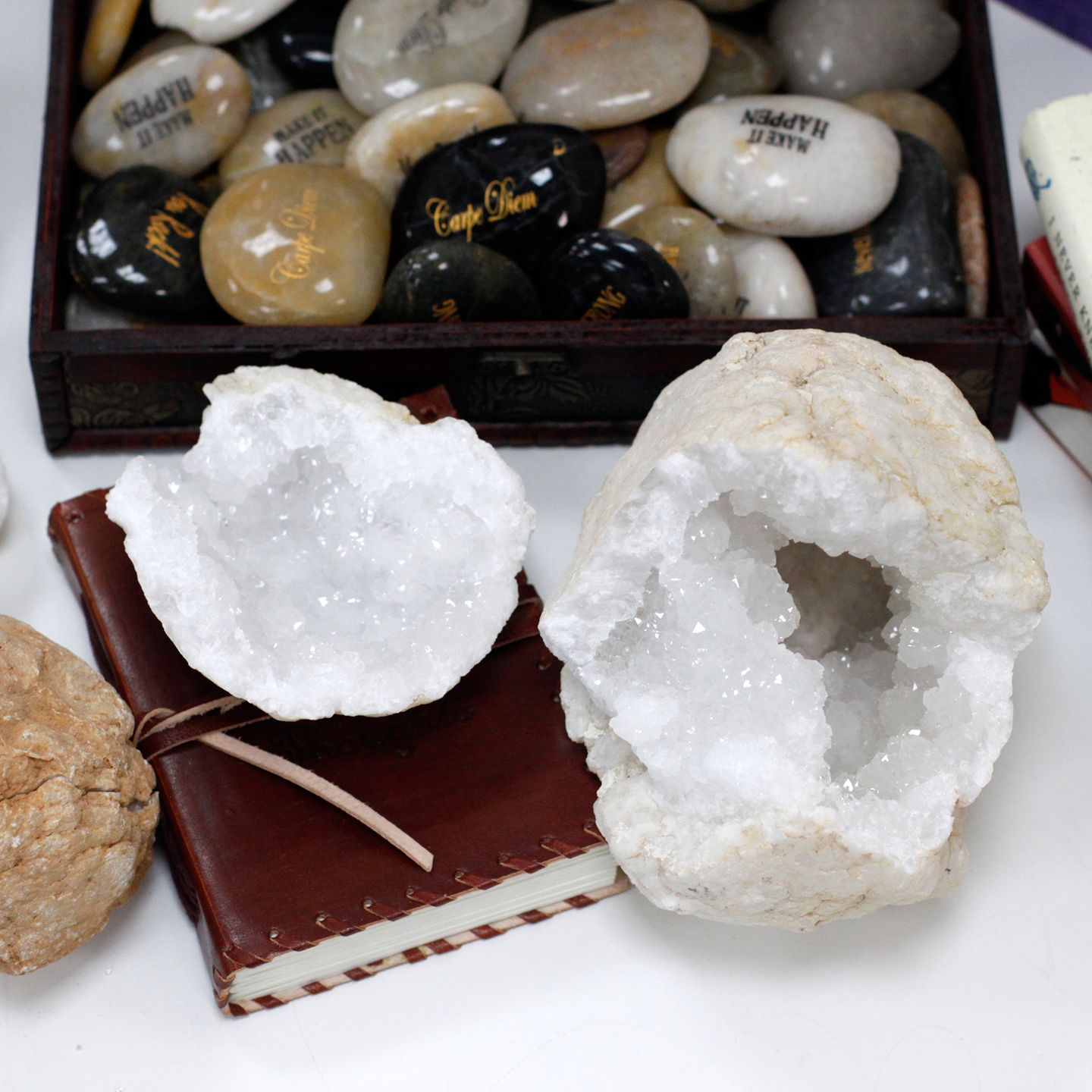 Géodes de Calcite Naturelles