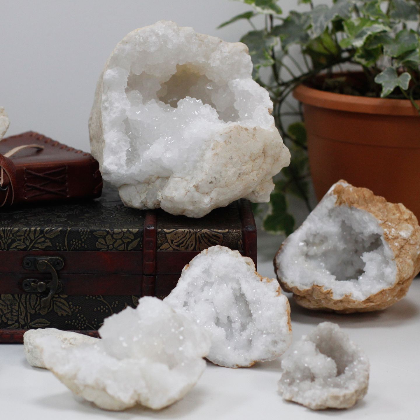 Géodes de Calcite Naturelles