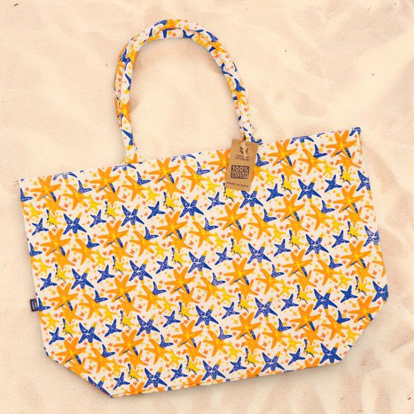 Grands Sacs Fluo en 100% coton indien
