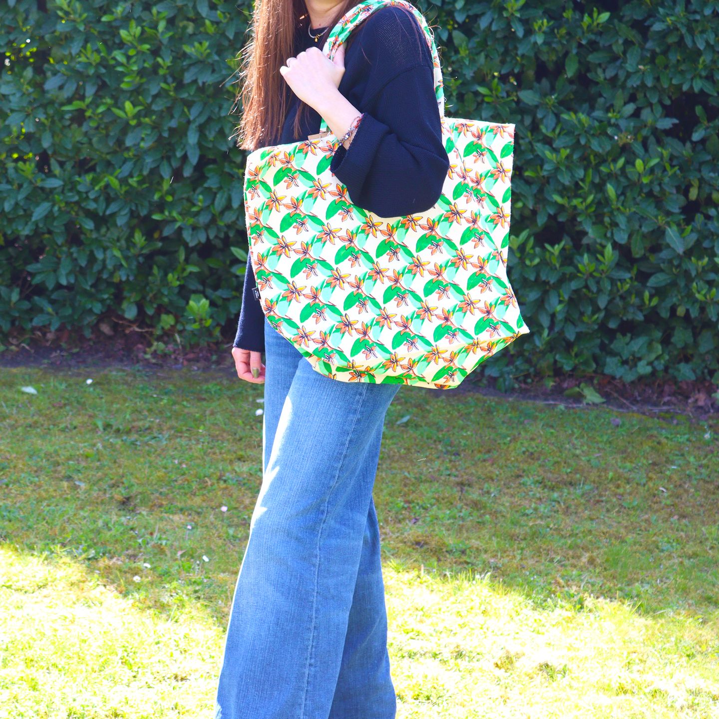 Grands Sacs Fluo en 100% coton indien