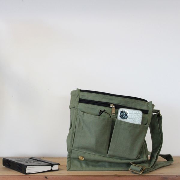 Sacs Bandoulière pour ordinateur 100% coton