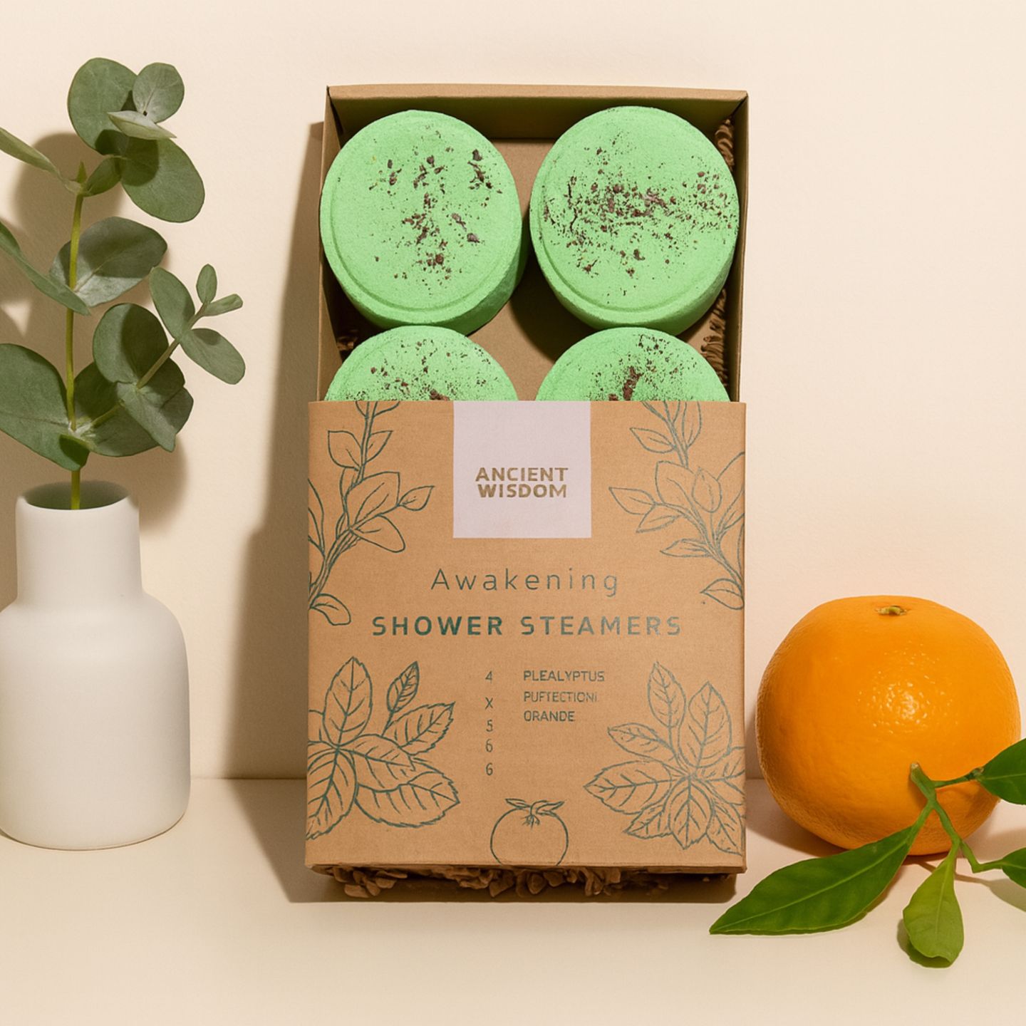 Galets de Douche Effervescents Zen aux Huiles Essentielles