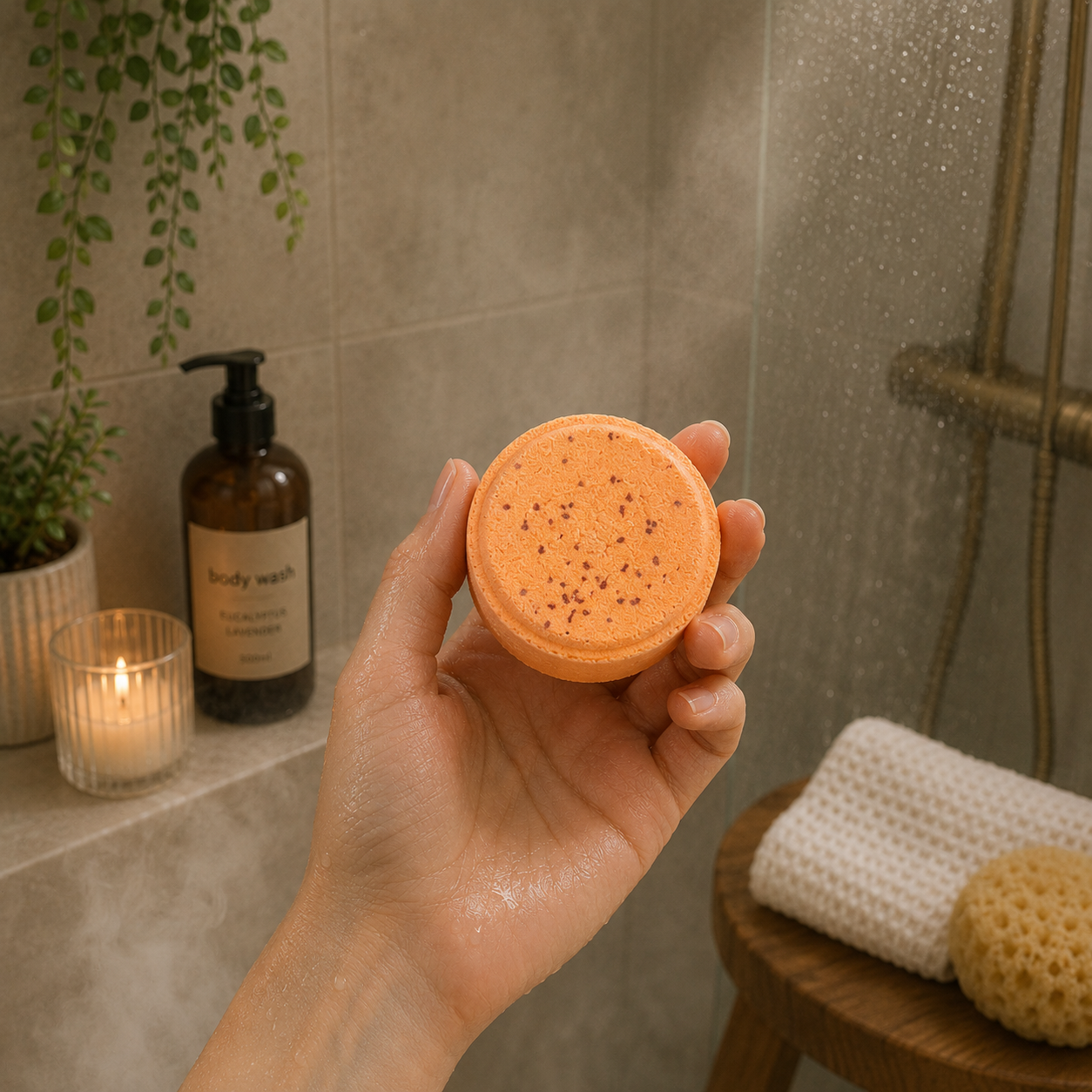 Galets de Douche Effervescents Zen aux Huiles Essentielles